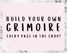 Load image into Gallery viewer, Build your own Grimoire, Every Page in the shop bundle

